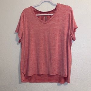 RBX Heather Pink Athletic Wear V-Neck. Size XL.